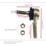 ATV Tie Rod Ball Joint - PRO BAT 10-10mm