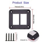 HOKAAER Waterproof 2 Way Rocker Switch Panel