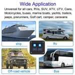 HOKAAER Waterproof 2 Way Rocker Switch Panel