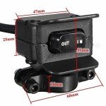 ZHUOTOP Heavy Duty Winch Rocker Switch for ATV
