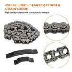 MOTOQUEEN Starter Chain for 4-Stroke ATVs and Bikes