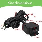 12V ATV UTV Winch Handlebar Control Switch Kit