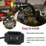 12V ATV UTV Winch Handlebar Control Switch Kit