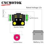 Yamaha ATV Starter Solenoid Relay by CNCMOTOK
