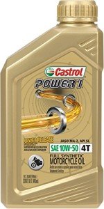 Castrol Power1 4T 10W-50 Synthetic Oil Pack
