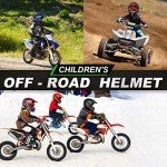 Youth ATV Helmet, Goggles & Gloves Set - Pink Black