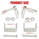 Go Kart Steering Spindle Bracket Set for Predator