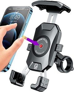 Bike & ATV Phone Mount with One-Hand Operation