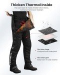 ILM Men's Winter Riding Pants with Armored Protection
