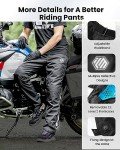 ILM Men's Winter Riding Pants with Armored Protection