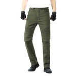 Men's Adventure Motocross Denim Riding Pants with Armor