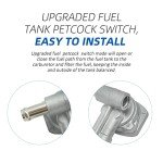 Yamaha ATV Fuel Cock Petcock & Lever Assembly