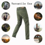 Men's Adventure Motocross Denim Riding Pants with Armor