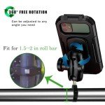 UTV Phone Mount with Waterproof Protector and Adjustability