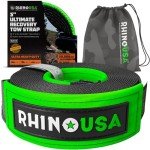 Rhino USA Heavy-Duty Recovery Tow Strap 20