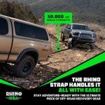 Rhino USA Heavy-Duty Recovery Tow Strap 20