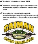 Caiman Front CV Axle for Arctic Cat Prowler