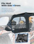 KEMIMOTO Soft Cab Enclosure Doors for Polaris RZR