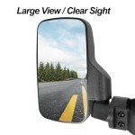 Adjustable UTV Side Mirrors for Roll Bar