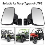Adjustable UTV Side Mirrors for Roll Bar