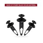 Xislet 100 Pcs ATV Plastic Rivets and Clips
