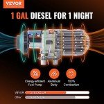 VEVOR 8KW Bluetooth Diesel Heater for Vehicles
