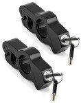 Heavy-Duty Adjustable Handlebar Lock - 2 Pack