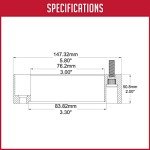 ATV UTV Wheel Spacers 4x110mm - 2 Pcs