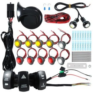 Universal UTV ATV Turn Signal Kit with Horn