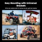 Ehaho Bluetooth UTV Sound Bar with RGB Lights