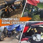 375mm Universal ATV Shock Absorbers - Black & Gold