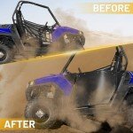 KUAFU Black Metal Doors for Polaris RZR 800/XP 900