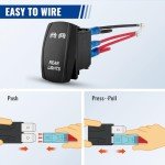 3 Pack LED Toggle Switch for ATV & Off-Road