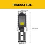 EverBright 2-Pack 900 Lumens BA20D LED Bulbs