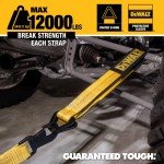 DEWALT Premium 2" x 38" Tie Down Strap Kit