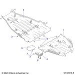 Polaris ATV Front Skid Plate OEM Part 5437048