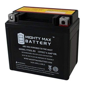Mighty Max YTX5L-BS Battery for Polaris ATV