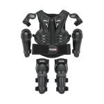 WOSAWE Kids ATV Protective Gear Kit, Black