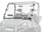 SuperATV Polaris Ranger Full-Size 570 Scratch Resistant Vented Full Windshield | Includes Pre-installed Bulb Seal.