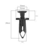 Vkinman Fender Clips for Honda ATVs (50-Pack)