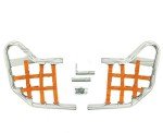 Polaris Predator 500 Nerf Bars - Silver/Orange