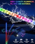 6FT LED Whip Lights with Remote & Spring Base