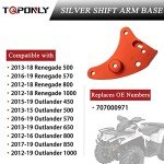 TQPONLY Red Shift Arm Base for Can-Am ATV