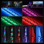 3FT LED Whip Lights with App Control for ATV