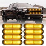 Xprite Amber 12 LED Strobe Light Kit for ATVs