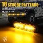 Xprite Amber 12 LED Strobe Light Kit for ATVs