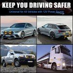 XTAUTO 10pcs Amber LED Warning Strobe Lights