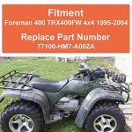 Waterproof Synthetic Leather ATV Seat for Honda