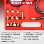 KUNTEC 0-500PSI Oil Pressure Gauge Tester Kit