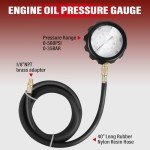 KUNTEC 0-500PSI Oil Pressure Gauge Tester Kit